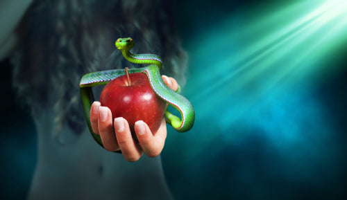 serpent and apple