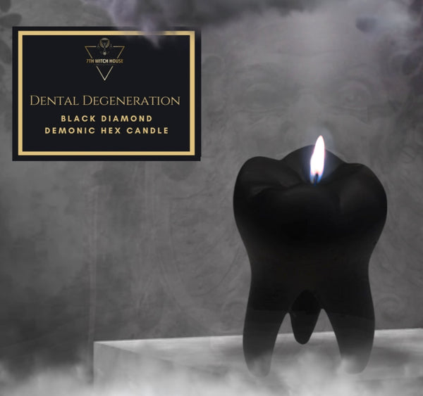 Dental Degeneration Demonic Hex Candle