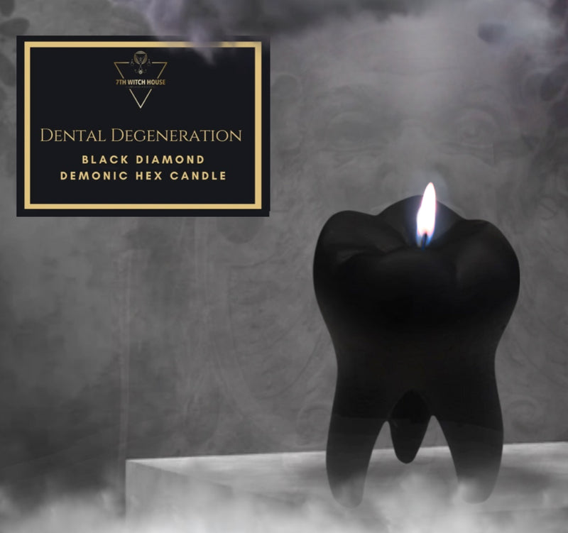 Dental Degeneration Demonic Hex Candle