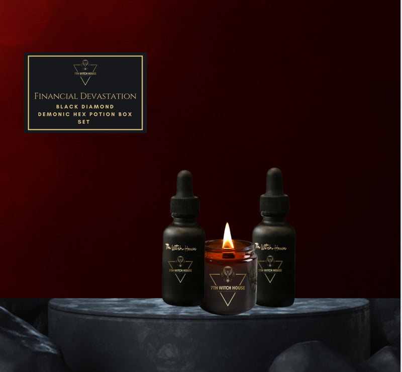 Financial Devastation Black Diamond Demonic Potion Box Set