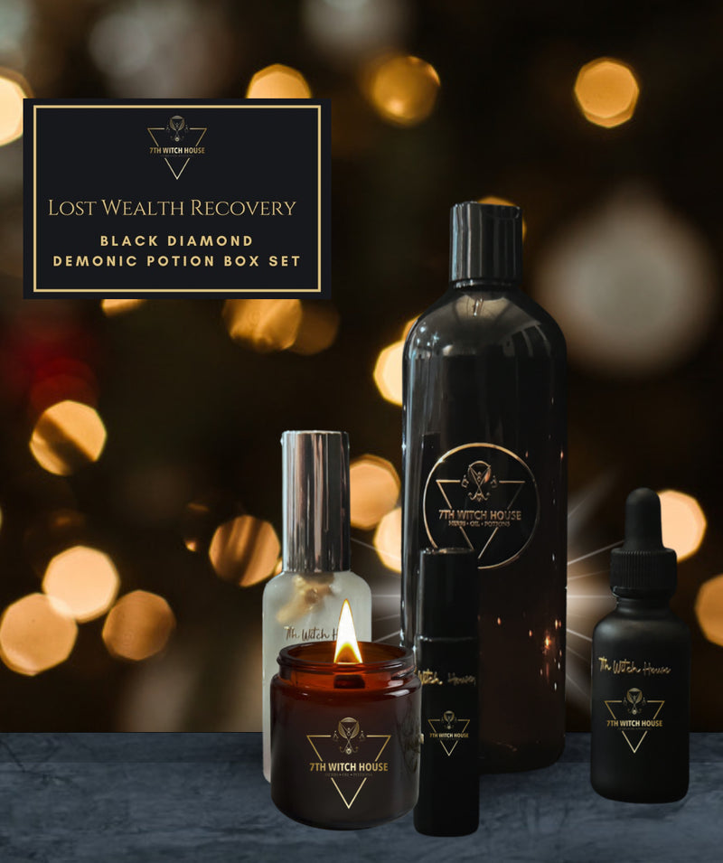 Lost Wealth Recovery Black Diamond Demonic Potion Box Set