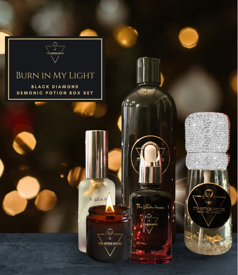 Burn in My Light Black Diamond Demonic Fame Potion Box Set