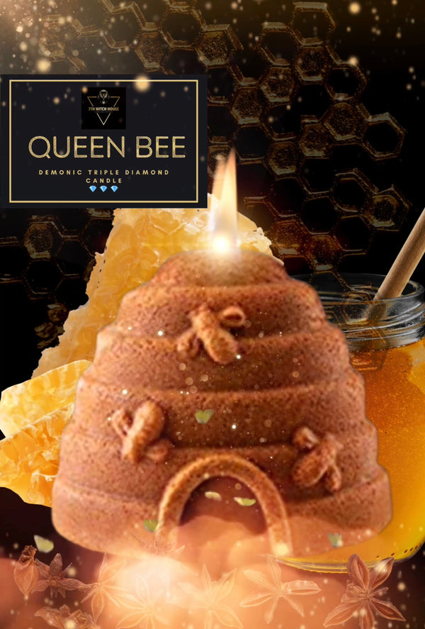 Queen Bee Demonic Diamond Line Candle